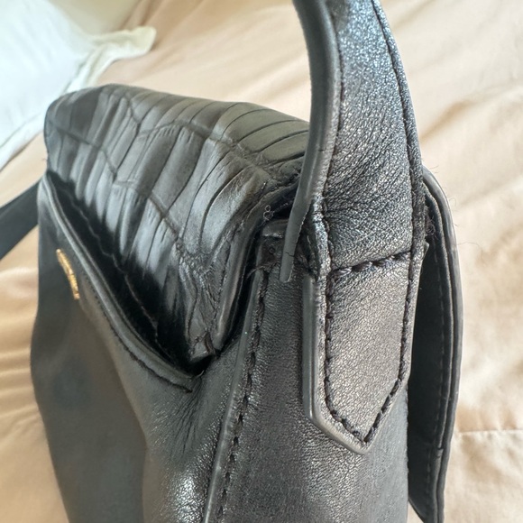 Elizabeth & James Black Crocodile Leather Purse - Picture 9 of 13